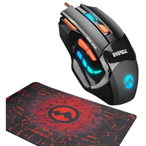 Everest Mi&scaron; i podloga gaming SGM-X7 USB black 7200dpi Cijene