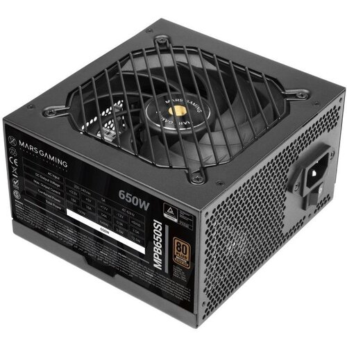 TACENS Mars Gaming MPB650SI power supply unit 650 W 24-pin ATX ATX Black Cijene