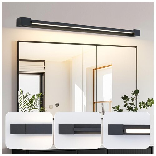 Brilagi LED osvetljenje za kupatilsko ogledalo AQUA LINE LED/28W/230V 100 cm IP44 crna Slike