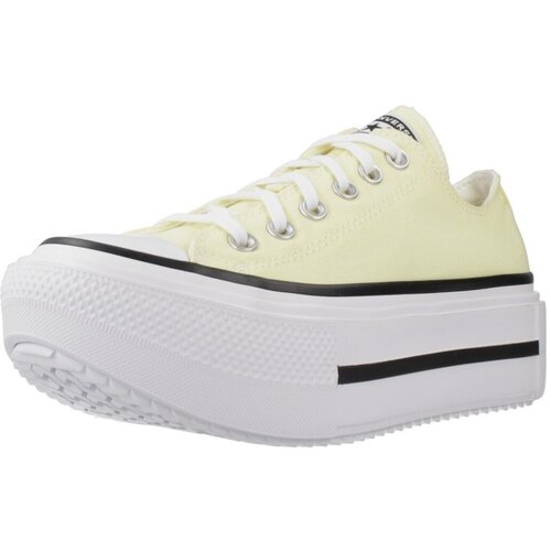 Converse Modne superge CHUCK TAYLOR ALL STAR LIFT DOUBLE STACK OX Rumena Slike