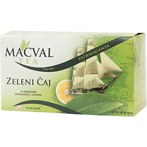 Macval zeleni čaj sa bergamotom i jasminom 40g Cene