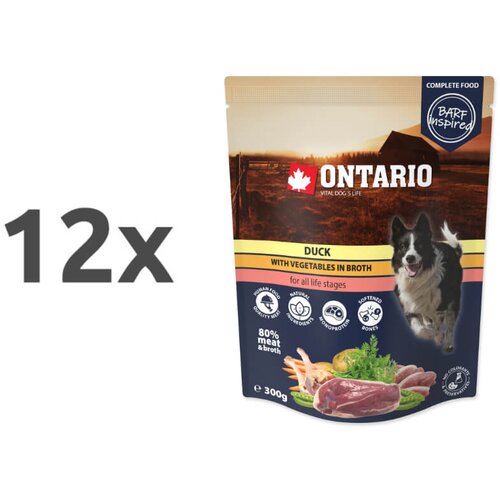 Ontario Dog - raca in zelenjava v juhi, 300g 12 x 300 g Cene