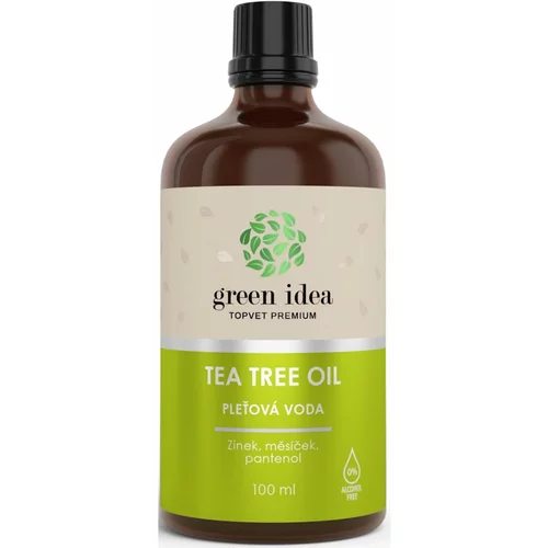Green Idea Tea Tree Oil voda za obraz brez alkohola 100 ml