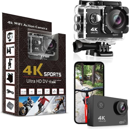 Impakt Akciona Sportska Kamera ULTRA HD 4K WiFi Slike