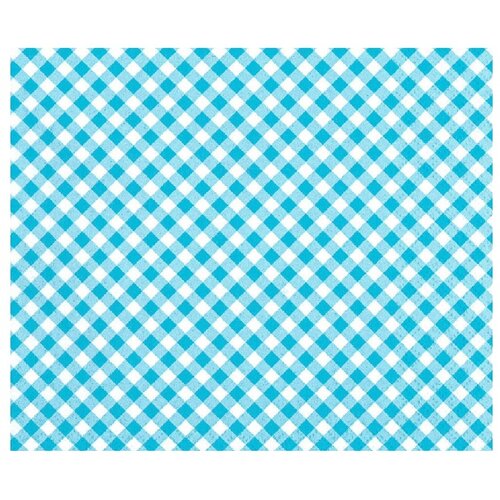 salveta za dekupaž - plavo-beli kvadratići - 1 komad Slike