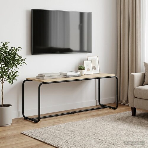  TV stalak 113.5 x 35.5 x 42 cm Hrast sonoma Konstruirano drvo Cijene