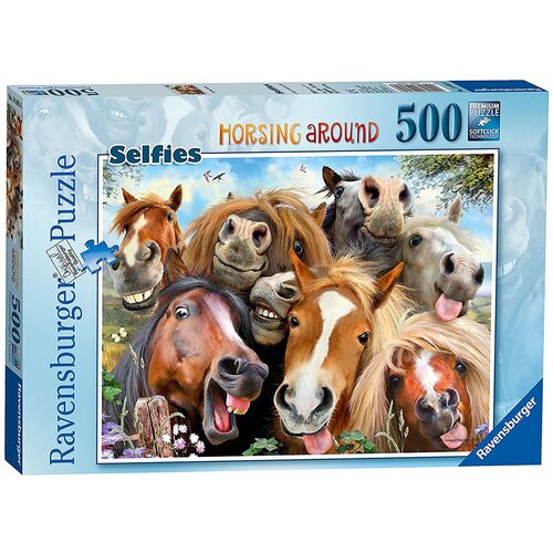 Ravensburger puzzle Životinje - SELFIES - Horsing Around 500 delova RA14695 Cene