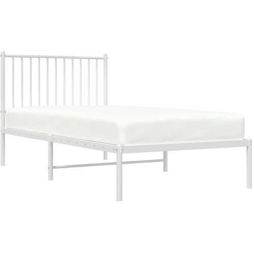  okvir za krevet s uzglavljem bijeli 90 x 190 cm Slike