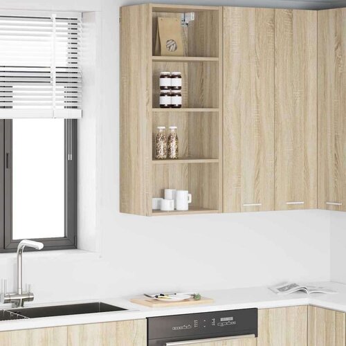 Viseći ormarić s policom Riga Sonoma hrast 40 x 29 5 x 100 cm Slike