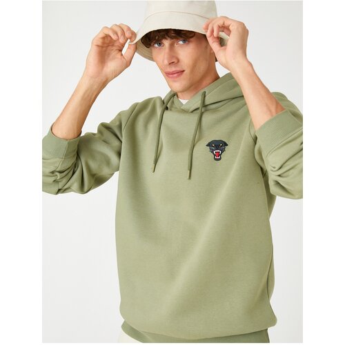 Koton Sweatshirt - Green - Regular Slike