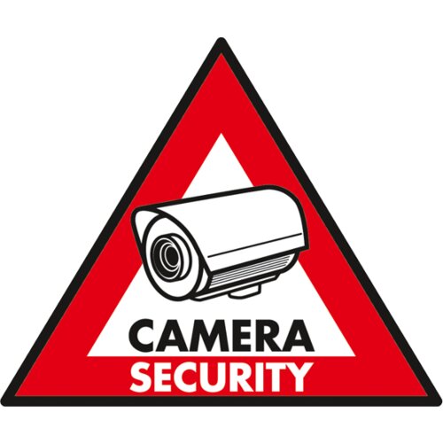 Eule Set 5 naljepnica &amp;quot;Camera Security&amp;quot;, SEC-ST-CS Slike