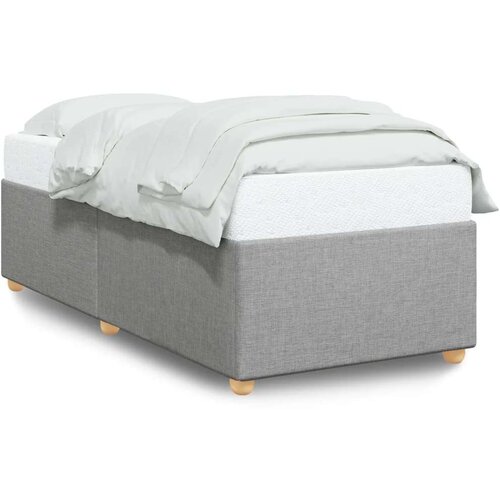 VidaXL okvir za krevet svjetlosivi 80x200 cm od tkanine Slike