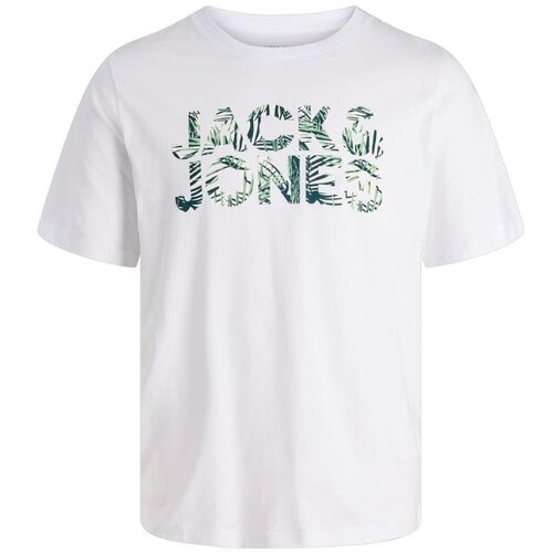 Jack & Jones Majice s kratkimi rokavi 12288536 Bela Cene