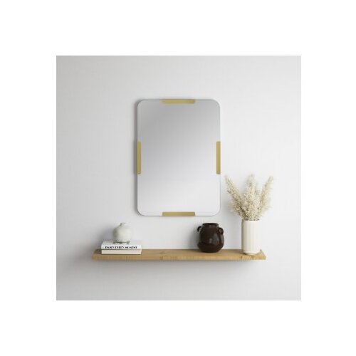 Hanah home ogledalo pera mirror gold Slike