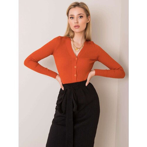 RUE PARIS Sweater-205-SW-0327.48-dark orange Slike
