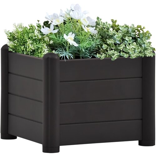 Furnova Visoka greda PP antracitna 43x43x35 cm, (21920311) Cene