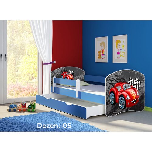 Olimp Sport krevet za decu blue sa fiokom 140X70 acma 2 45 dezena Slike