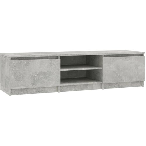 Maison Chic TV omarica - TV stojalo - Televizijska omarica betonsko siva 140x40x35,5 cm iverna plošča, (21701328) Cene