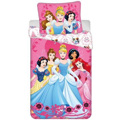 Jerry Fabrics Pamučna dječja posteljina za krevet za jednu osobu 140x200 cm Princezny &amp;quot;Heart&amp;quot; &amp;ndash; Slike