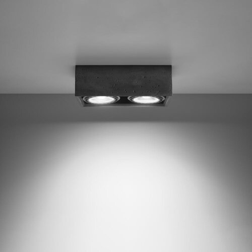 Nice Lamps Siva stropna svjetiljka 14x27 cm Postiga &amp;ndash; Slike