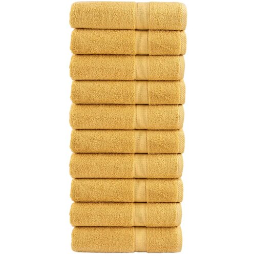 Furnova Premium brisače SOLUND 10 kosi zlata 70x140 cm 600 g/m2, (21916543) Cene