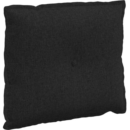 vidaXL Poglavni vzglavnik Črna 60 x 19 x 50 cm blago, (5000278177) Cene