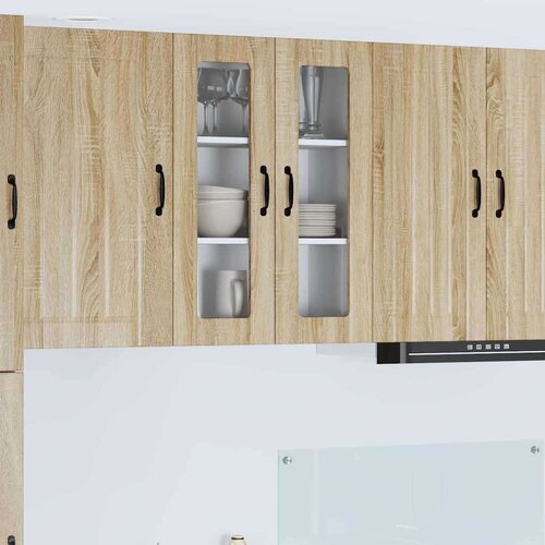 vidaXL Stenska kuhinjska omarica s polico Sonoma hrast 60 x 31 x 80 cm Cene