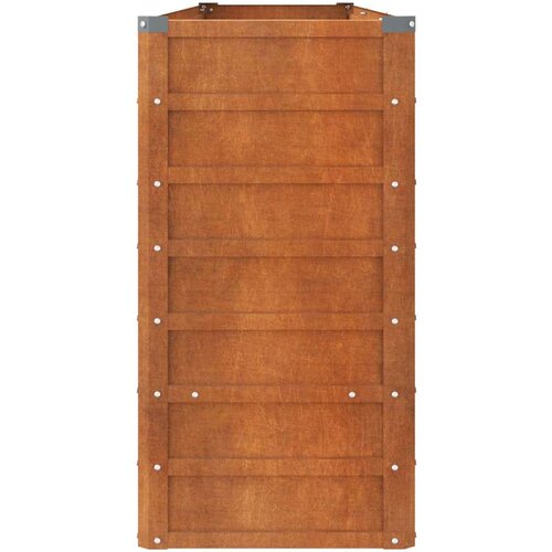 VidaXL Povi&amp;scaron;ena vrtna gredica boja hrđe 240 x 40 x 77 cm čelik COR-TEN Slike