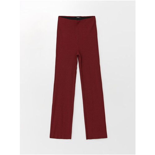 LC Waikiki Elastic Waist Textured Women's Trousers Slike