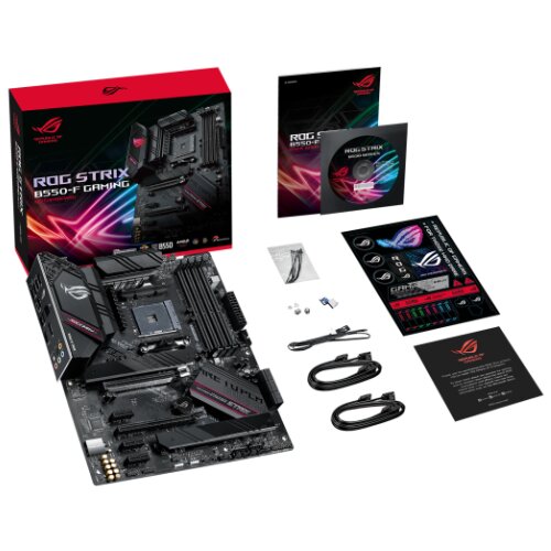 Asus ROG STRIX B550-F GAMINGAMD B550AM44xDDR4HDMI,DPRAIDATX Slike