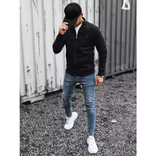 DStreet men's black sweatshirt BX5495 Slike
