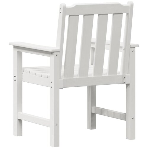  Vrtna stolica 4 pcs Bijelo 65.5 x 59 x 88 cm Polietilen Slike