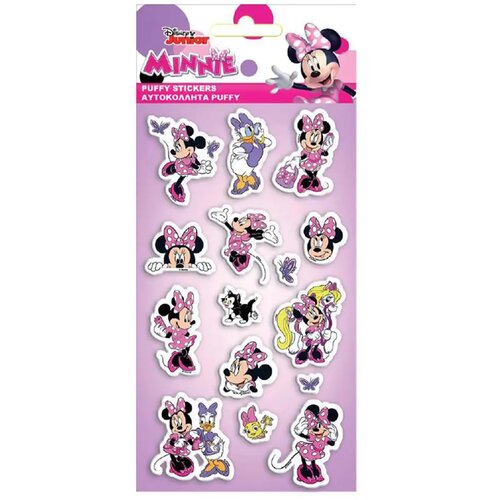 Luna 3D pjenasti set naljepnica Minnie Mouse na listu veličine 10x22 cm Cijene