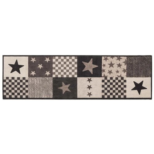  Kuhinjski Tepih sive zvijezde 150 x 45 cm 100% poliamid - sive zvijezde 45 x 150 cm Slike