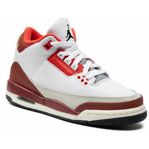 Nike Čevlji Air Jordan 3 Retro SE (GS) DV7028 108 White/Black/Mars Stone