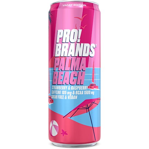 PRO BRANDS aminokiseline aminopro 24 x 330 ml malina Slike