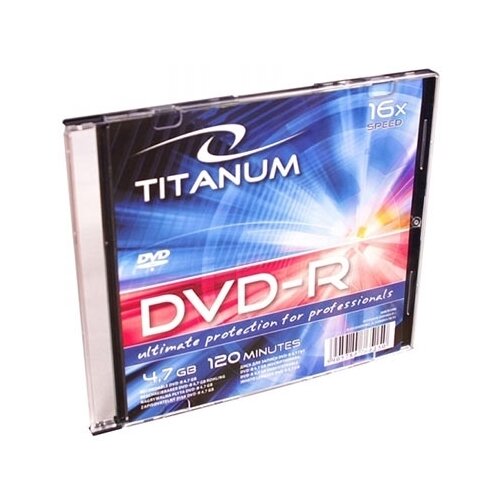  DVD-R TITANUM 4,7 GB X16, Slim Case, 1285 Cene
