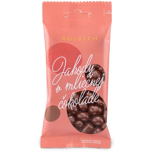  Dražeji jagoda i mliječna čokolada 35 g Slike