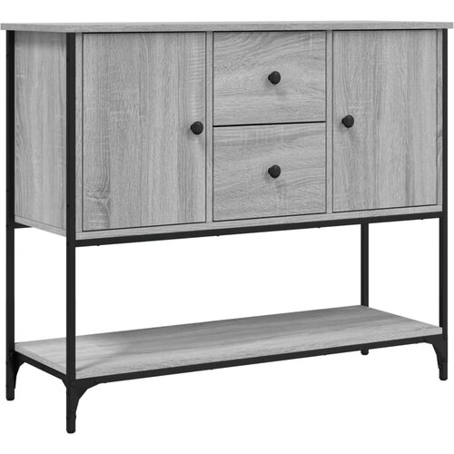 Maison Chic Komoda - Predalnik siva sonoma 100x36x85 cm inženirski les, (21717858) Slike