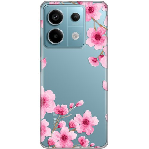 torbica silikonska print skin za xiaomi redmi note 13 pro 5G (eu) rose flowers Cene