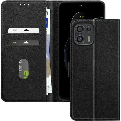AVIZAR Ohi&scaron;je za Motorola Edge 20 Lite Clamshell denarnica in držalo za videoposnetke, Črna, (5000014875) Cene