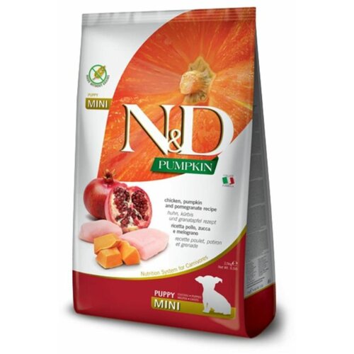 N&d pumpkin chicken&pomegranate mini adult 2/5kg Slike