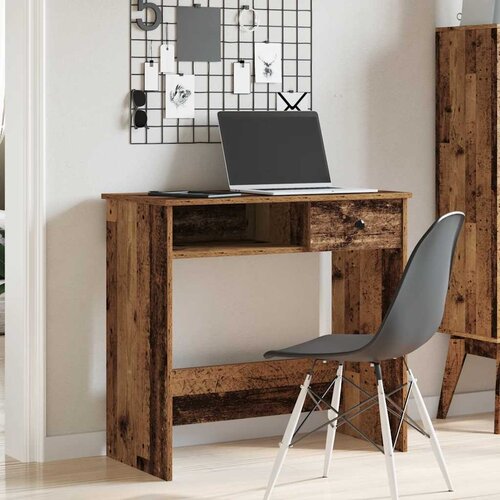  Radni stol boja starog drva 80 x 40 x 75 cm konstruirano drvo Slike