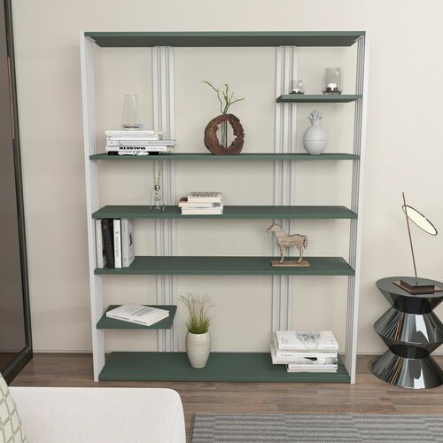 HANAH HOME jenny - green, white greenwhite bookshelf Slike
