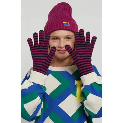 Bobo Choses Otroške rokavice roza barva