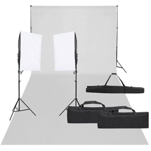  Oprema za fotografski studio sa setom svjetala i pozadinom Cene