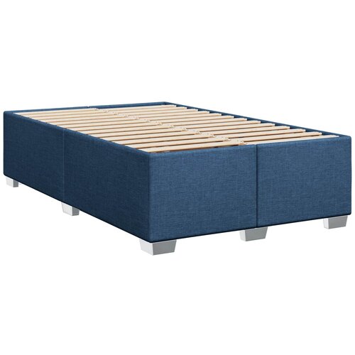  Krevet s box springom, madracem i LED-om Plava 120 x 200 cm Slike