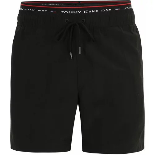 Tommy Jeans Kratke kopalne hlače marine / rdeča / črna / bela