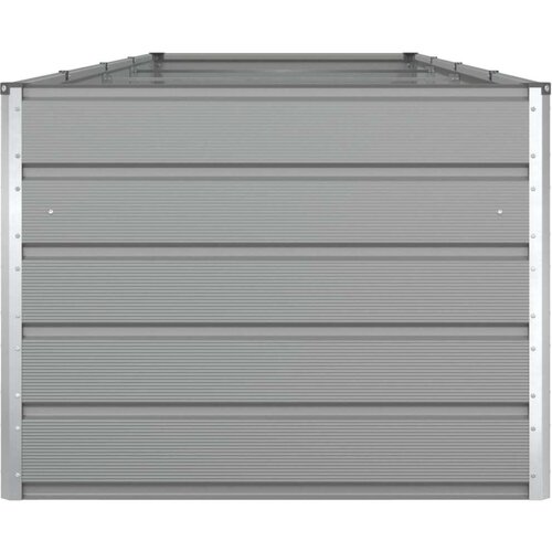  Sadilica Svijetlo siva 195 x 100 x 45 cm Cinkani čelik Slike