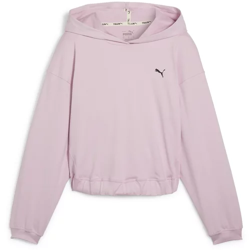 Puma Sportska sweater majica 'STUDIO FOUNDATIONS' prljavo roza / crna